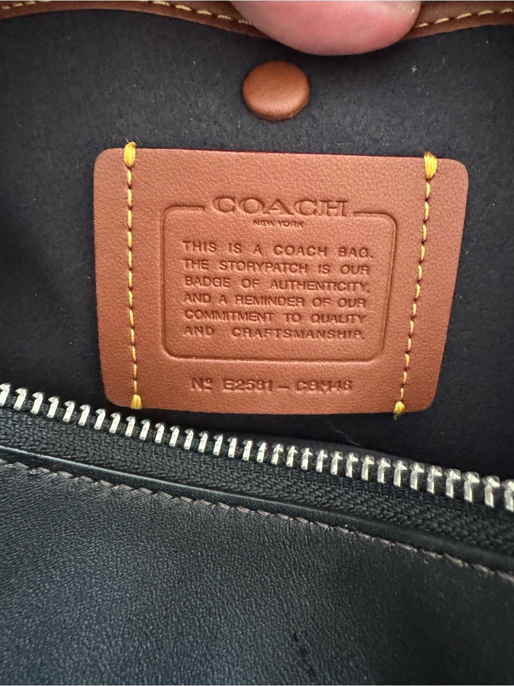 NWT Coach Loved Leather Empire 28 - Picture 11 of 14